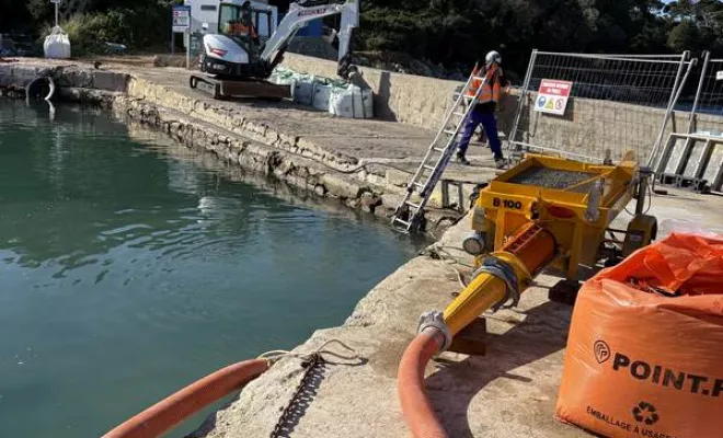 Location de pompe à béton mobile, Marseille, Azur Pompe