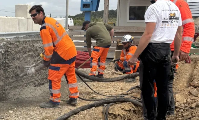 Location pompe à béton projeter, Marseille, Azur Pompe